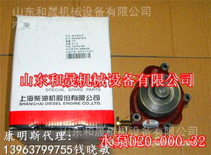 【D20-000-32上柴动力水泵--上海柴油机D6114发动机水泵,D20-000-32价格,图片,配件厂家】